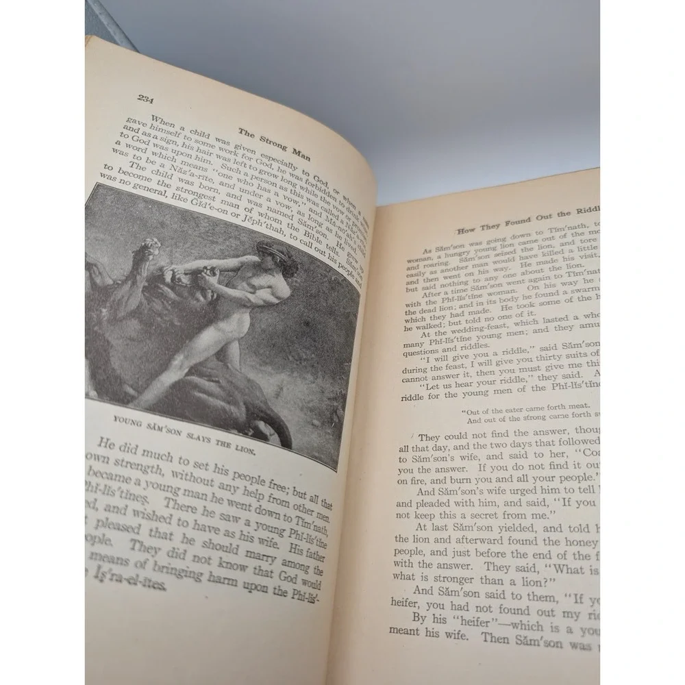 HURLBUT'S‎ Self-Pronouncing Story of Bible 1913 Hardcover